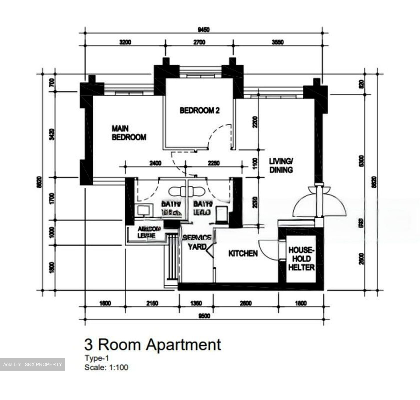 Blk 37 Skyresidence @ Dawson (Queenstown), HDB 3 Rooms #470394621